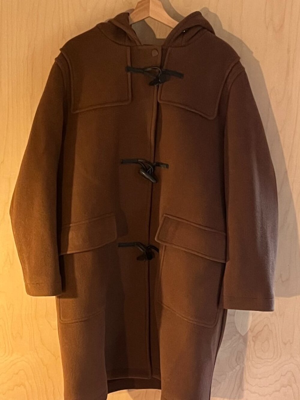 Universal Standard Wool Highlands Duffle Coat Chocolate Brown W's Plus 1X